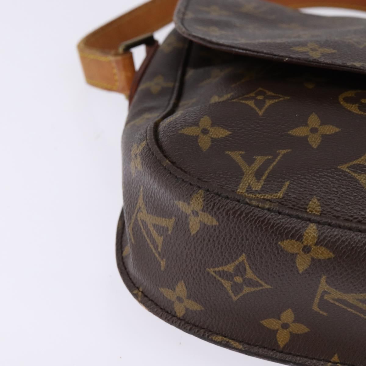 LOUIS VUITTON Monogram Saint Cloud GM Shoulder Bag M51242 LV Auth 145303