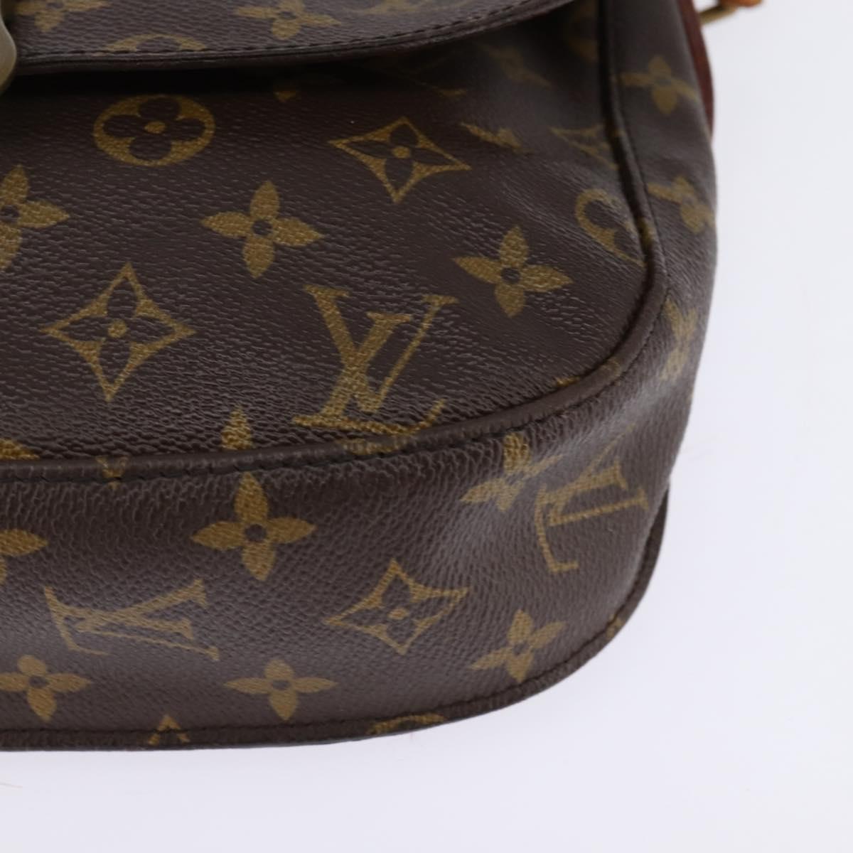 LOUIS VUITTON Monogram Saint Cloud GM Shoulder Bag M51242 LV Auth 145303