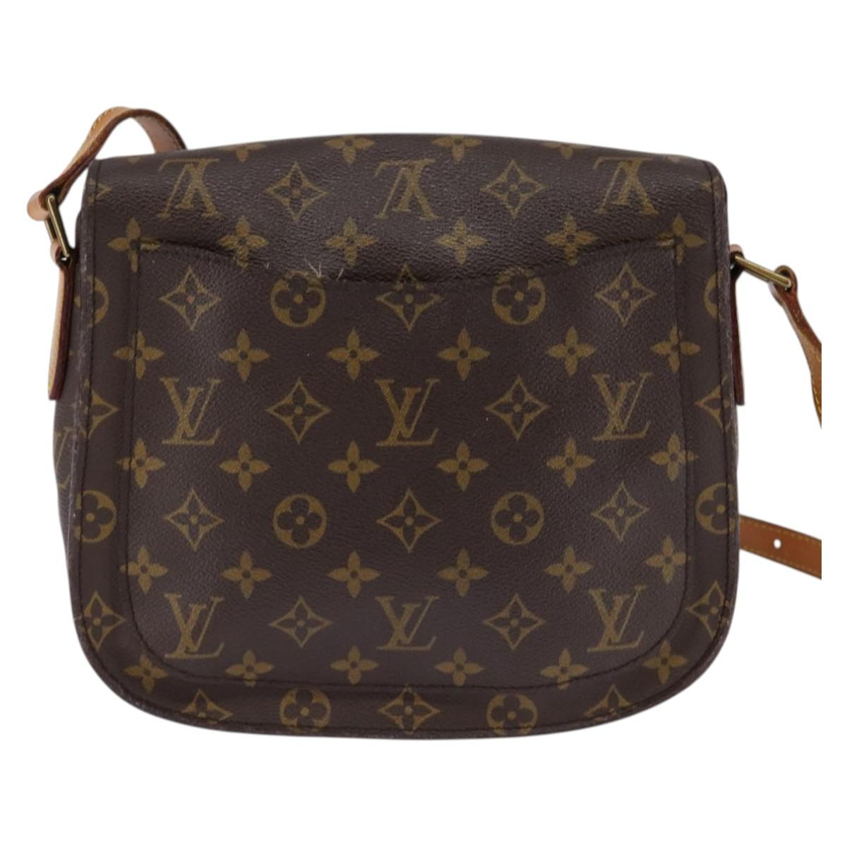 LOUIS VUITTON Monogram Saint Cloud GM Shoulder Bag M51242 LV Auth 145303