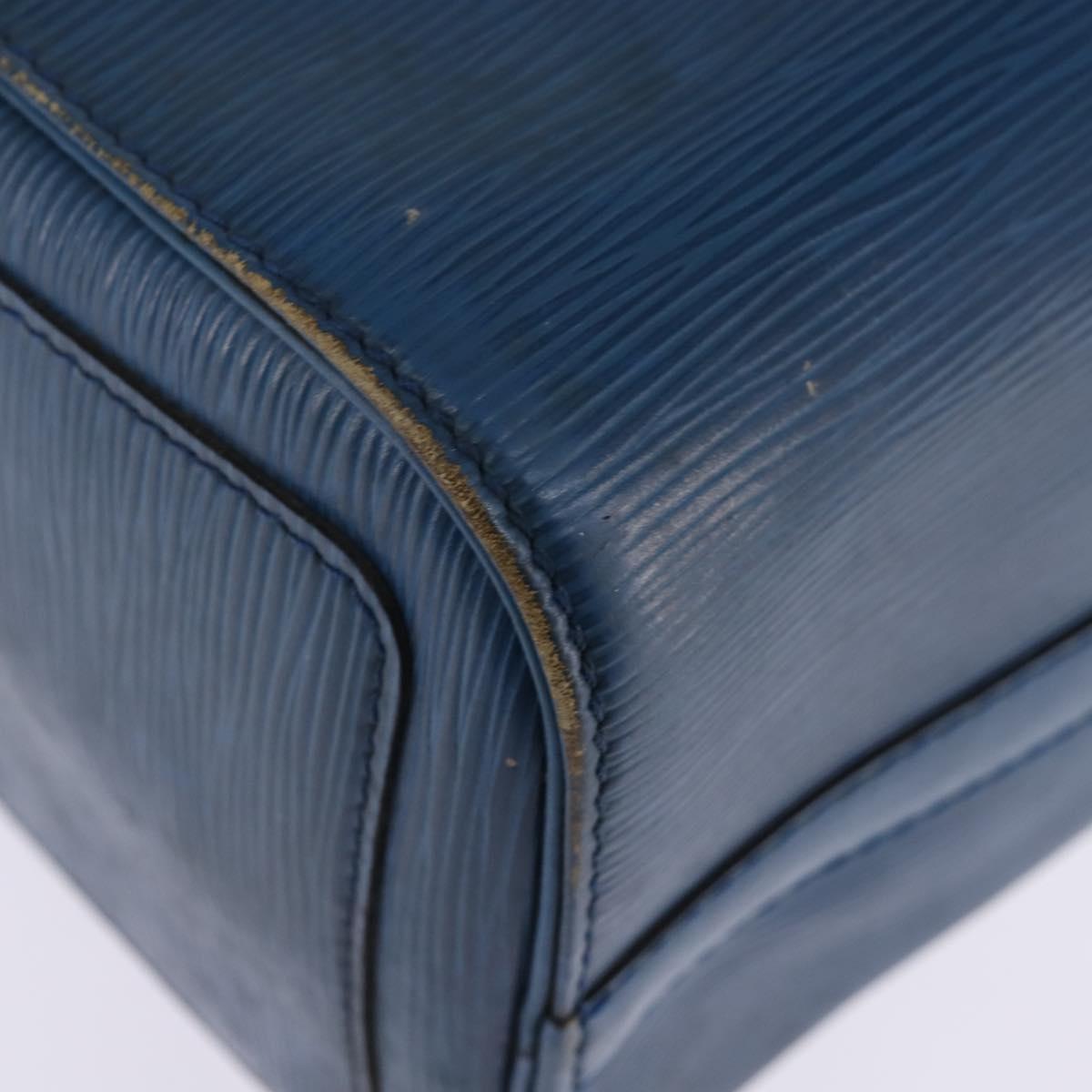 LOUIS VUITTON Epi Speedy 25 Hand Bag Toledo Blue M43015 LV Auth 145306