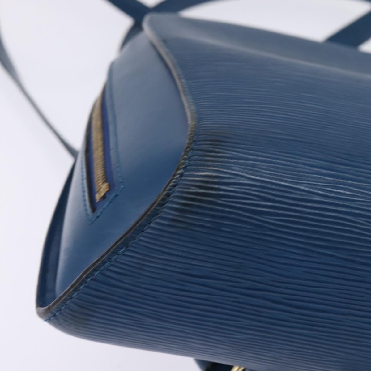 LOUIS VUITTON Epi Mabillon Backpack Blue M52235 LV Auth 145307