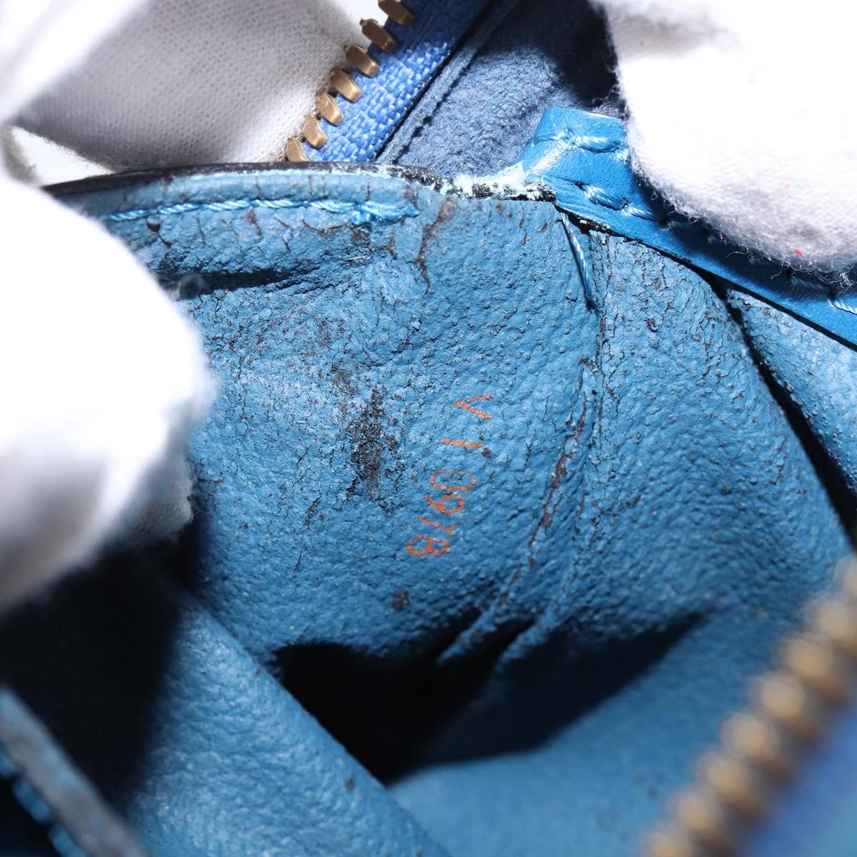 LOUIS VUITTON Epi Mabillon Backpack Blue M52235 LV Auth 145307