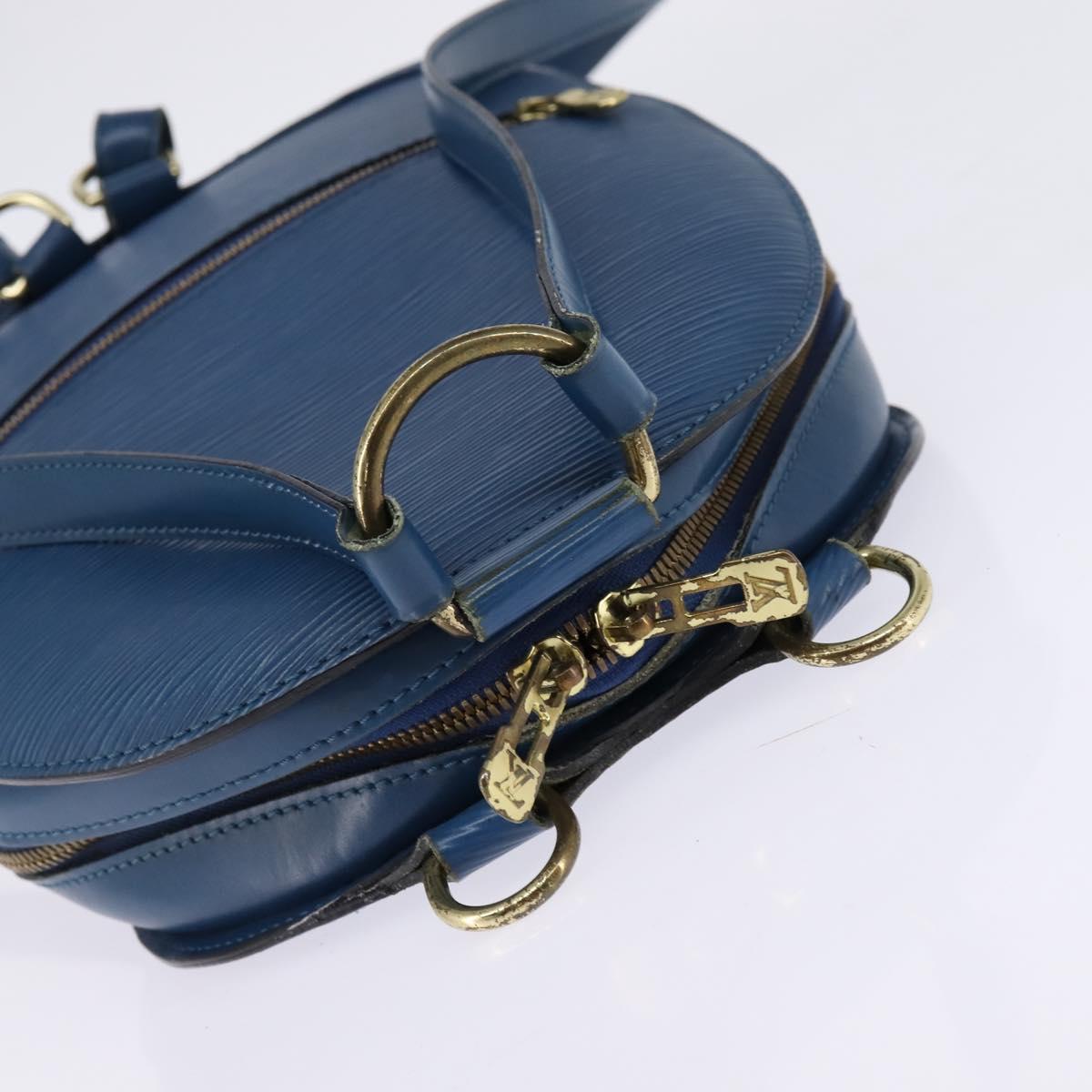 LOUIS VUITTON Epi Mabillon Backpack Blue M52235 LV Auth 145307