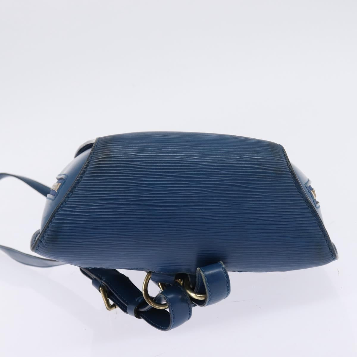 LOUIS VUITTON Epi Mabillon Backpack Blue M52235 LV Auth 145307