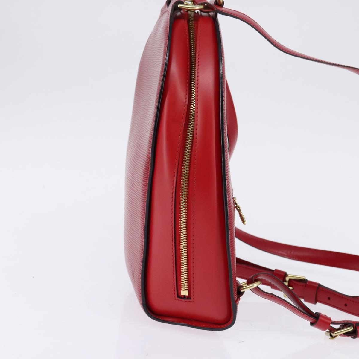 LOUIS VUITTON Epi Mabillon Backpack Castilian Red M52237 LV Auth 145308