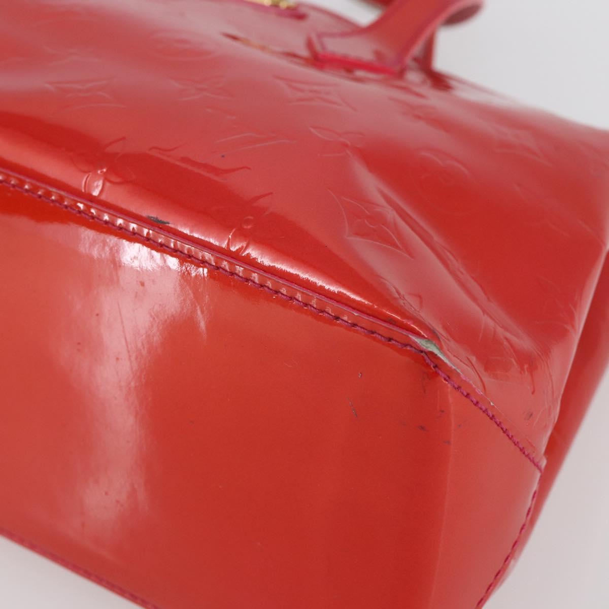 LOUIS VUITTON Monogram Vernis Wilshire Boulevard Bag Rose Pop M93643 Auth 145310