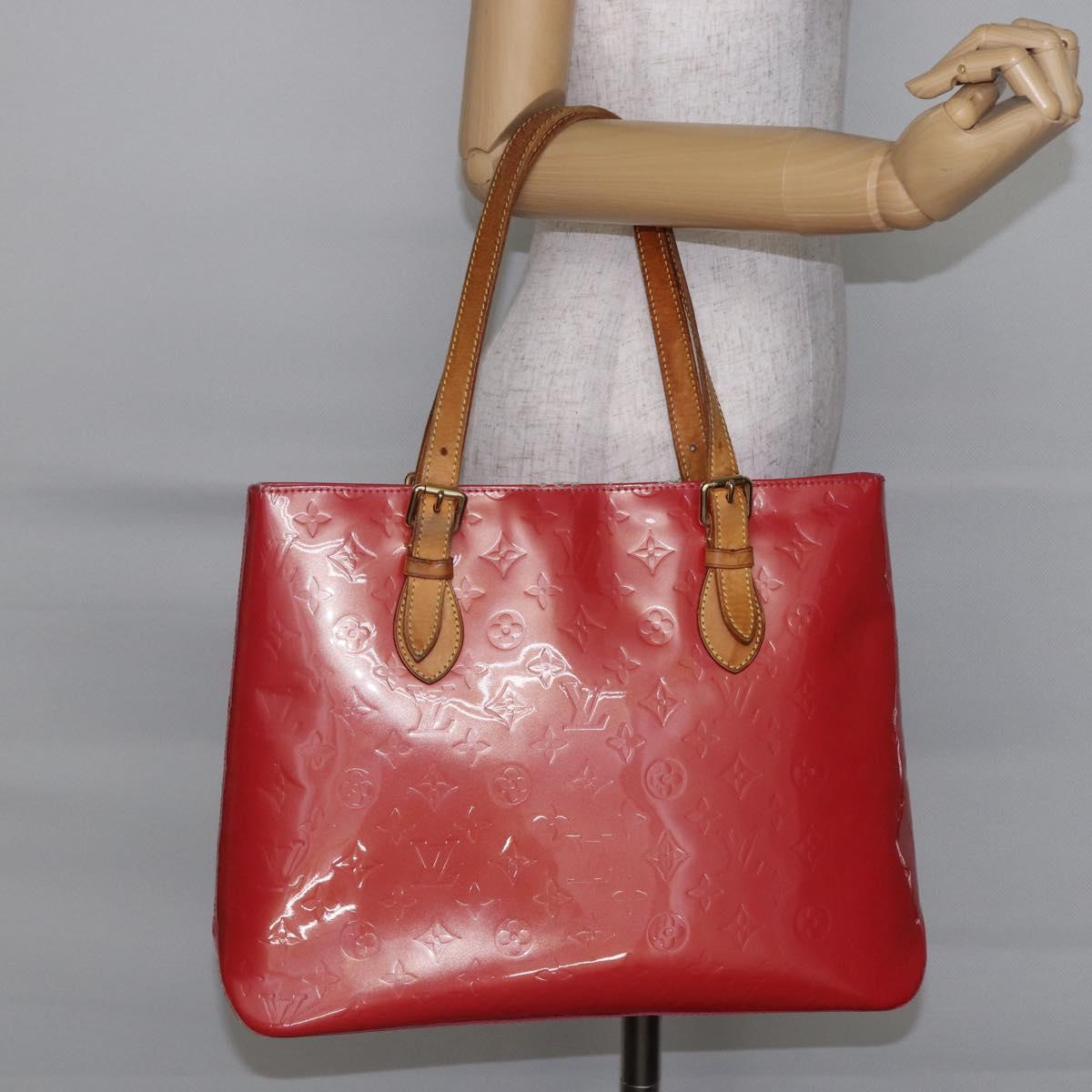 LOUIS VUITTON Vernis Brentwood Shoulder Bag Fran Boise M9151F LV Auth 145311