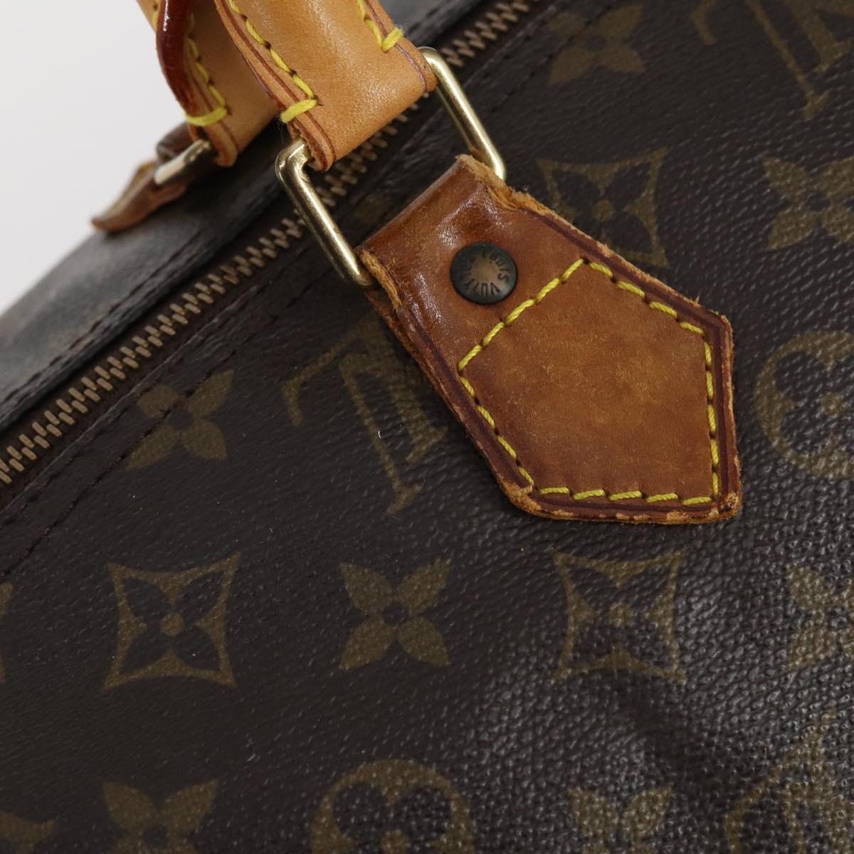 LOUIS VUITTON Monogram Speedy 40 Hand Bag M41522 LV Auth 145313