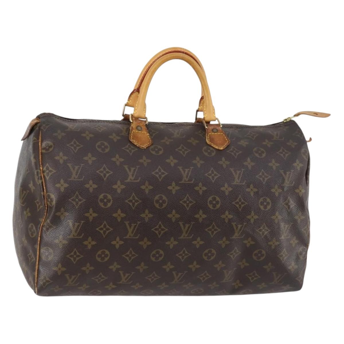LOUIS VUITTON Monogram Speedy 40 Hand Bag M41522 LV Auth 145313
