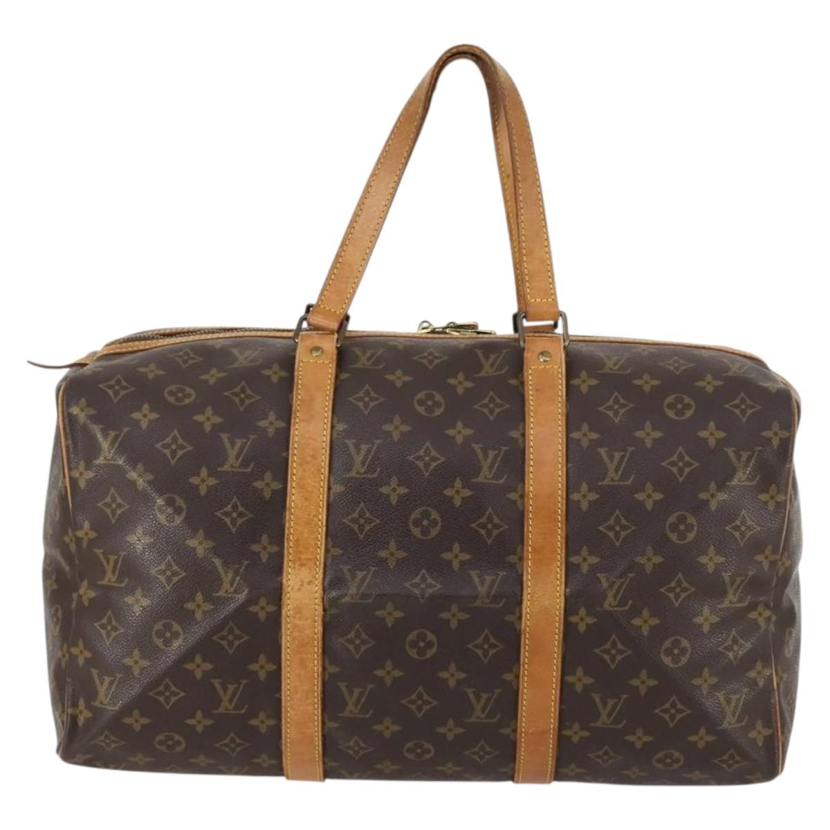 LOUIS VUITTON Monogram Sac Souple 45 Boston Bag M41624 LV Auth 145315