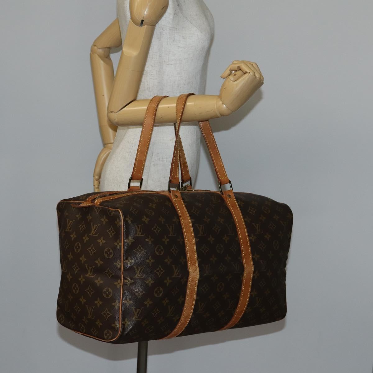 LOUIS VUITTON Monogram Sac Souple 45 Boston Bag M41624 LV Auth 145315
