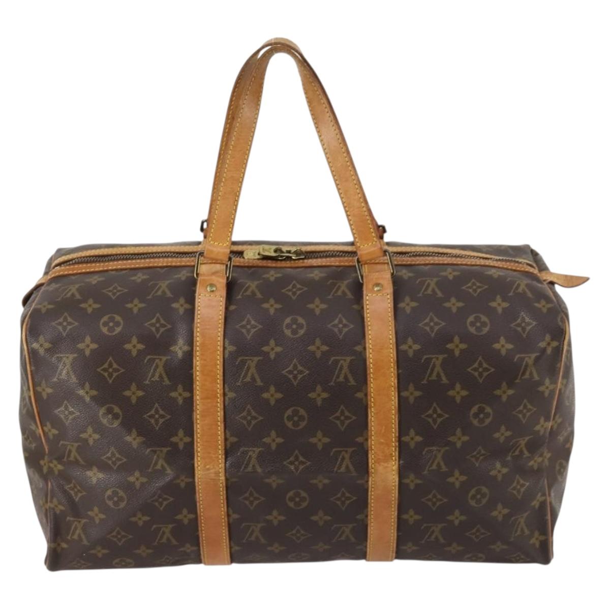 LOUIS VUITTON Monogram Sac Souple 45 Boston Bag M41624 LV Auth 145315