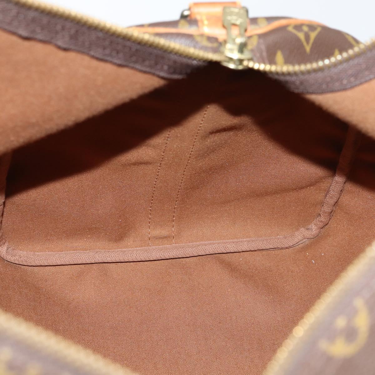 LOUIS VUITTON Monogram Keepall Bandouliere 55 Boston Bag M41414 LV Auth 145317