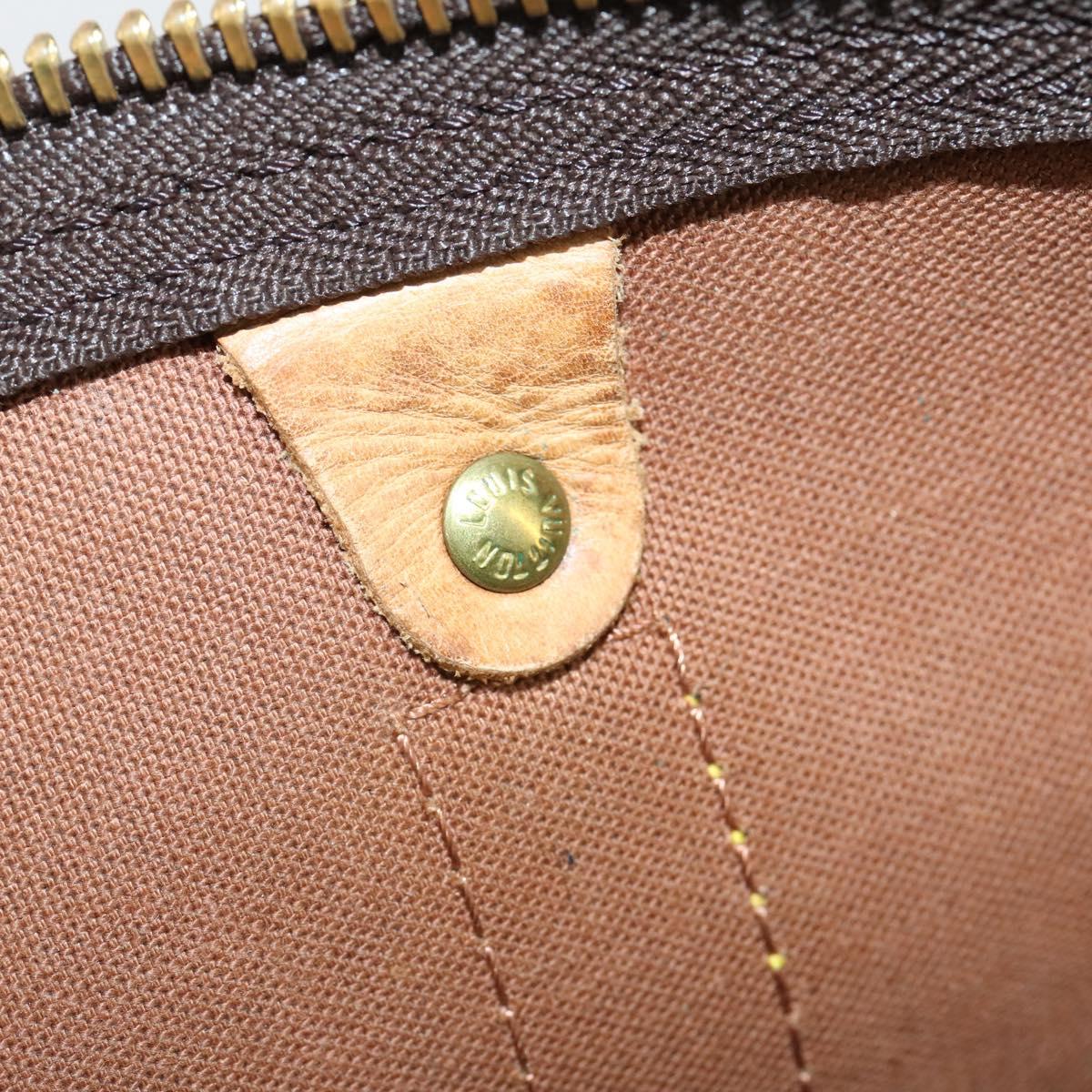 LOUIS VUITTON Monogram Keepall 55 Boston Bag M41424 LV Auth 145318