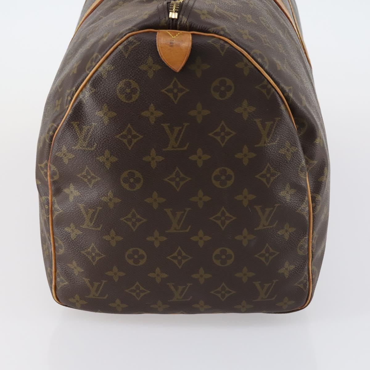 LOUIS VUITTON Monogram Keepall 55 Boston Bag M41424 LV Auth 145318