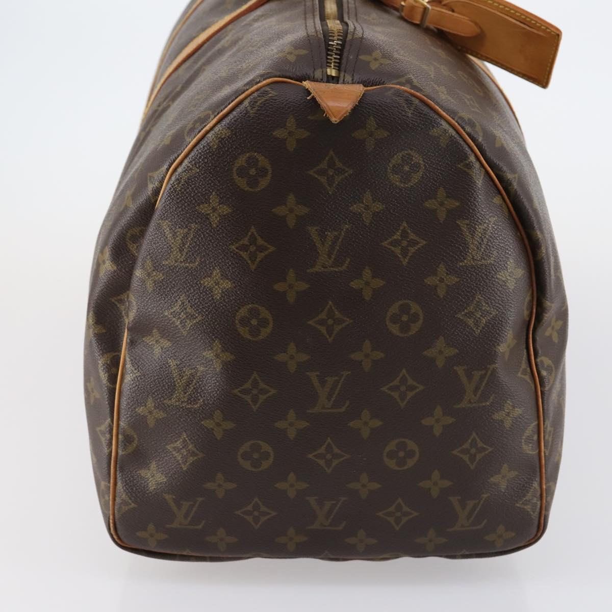 LOUIS VUITTON Monogram Keepall 55 Boston Bag M41424 LV Auth 145318