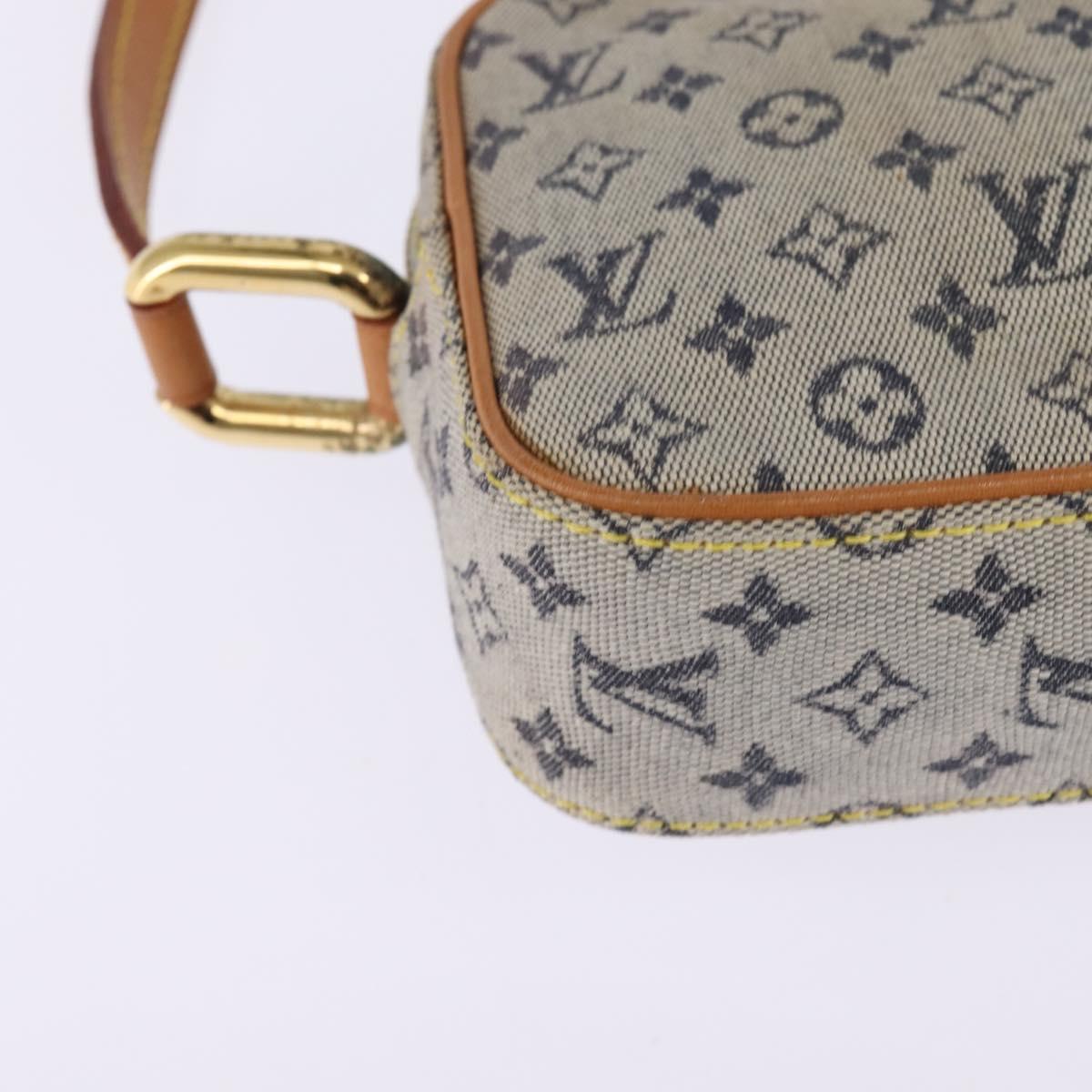 LOUIS VUITTON Monogram Mini Juliet MM Shoulder Bag Blue M92004 LV Auth 145320