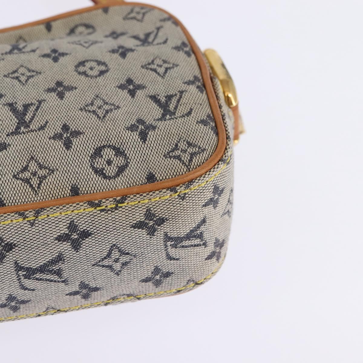LOUIS VUITTON Monogram Mini Juliet MM Shoulder Bag Blue M92004 LV Auth 145320
