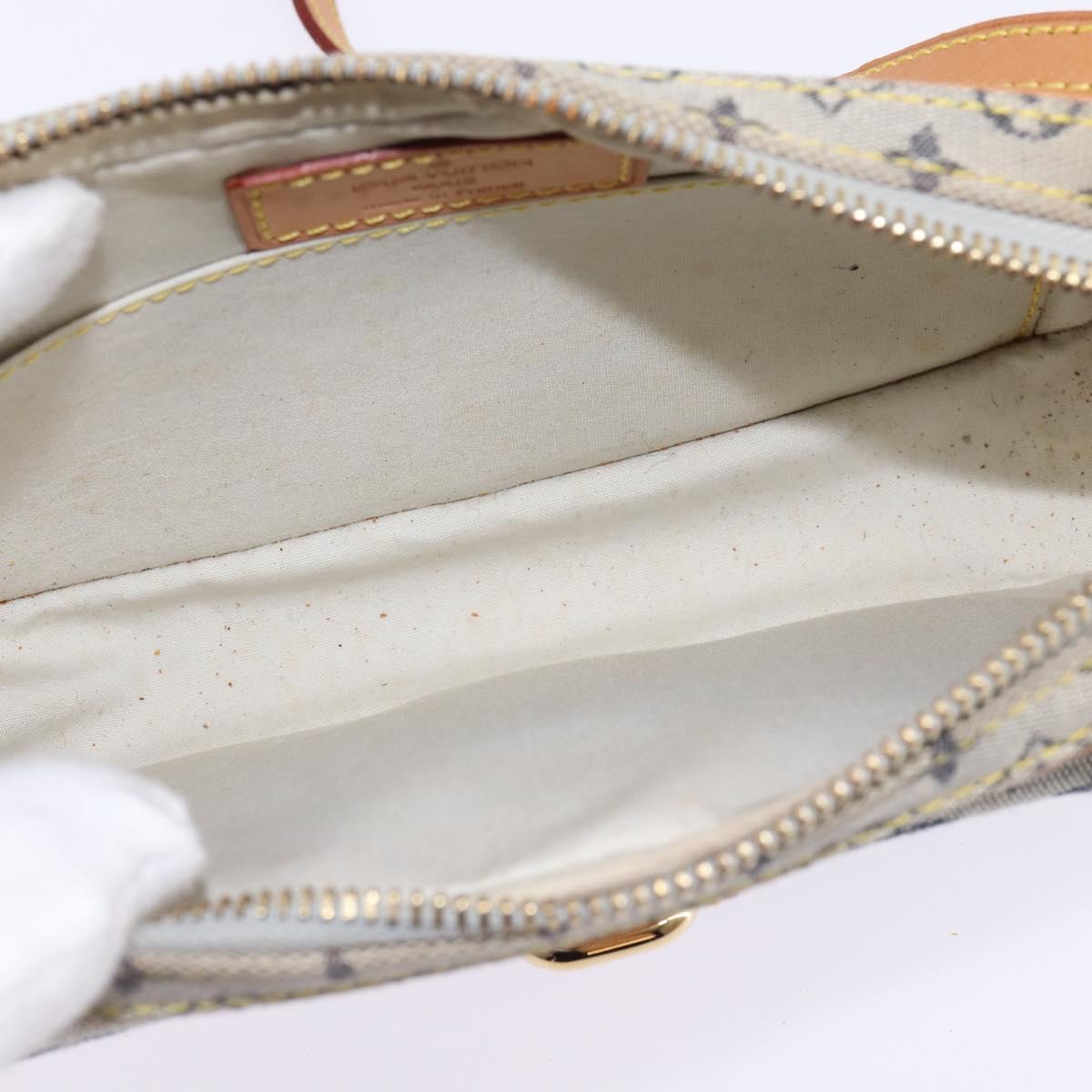 LOUIS VUITTON Monogram Mini Juliet MM Shoulder Bag Blue M92004 LV Auth 145320