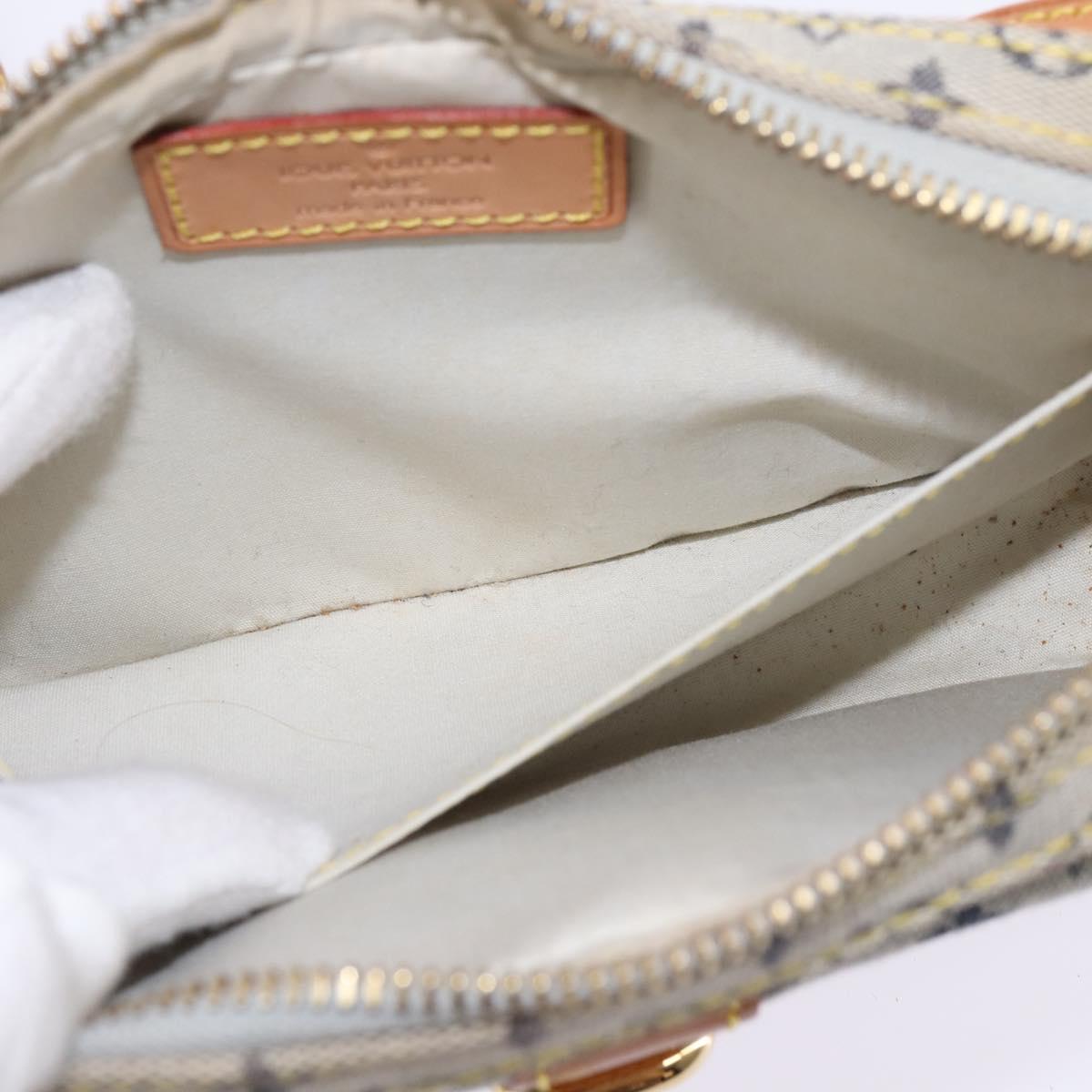 LOUIS VUITTON Monogram Mini Juliet MM Shoulder Bag Blue M92004 LV Auth 145320