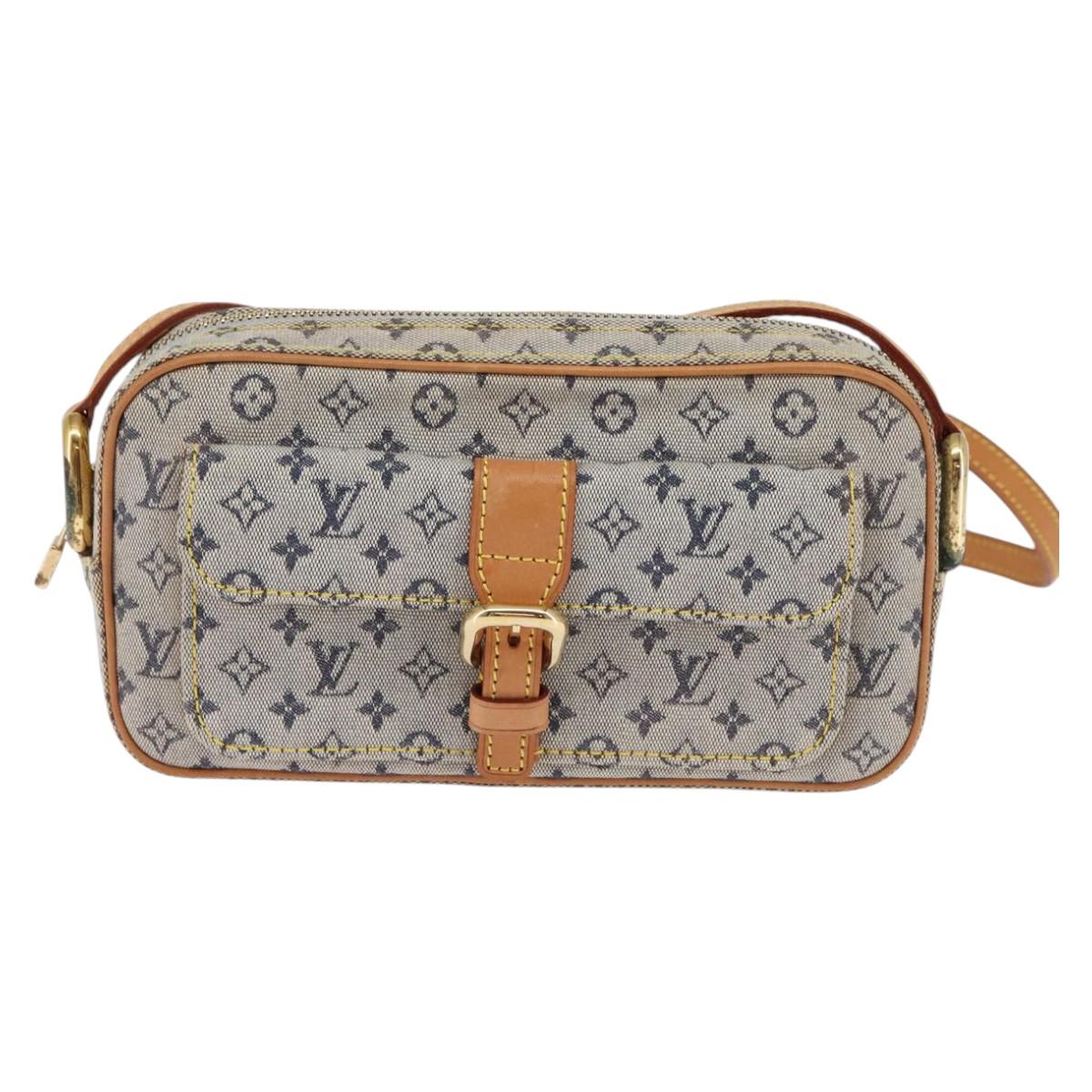 LOUIS VUITTON Monogram Mini Juliet MM Shoulder Bag Blue M92004 LV Auth 145320