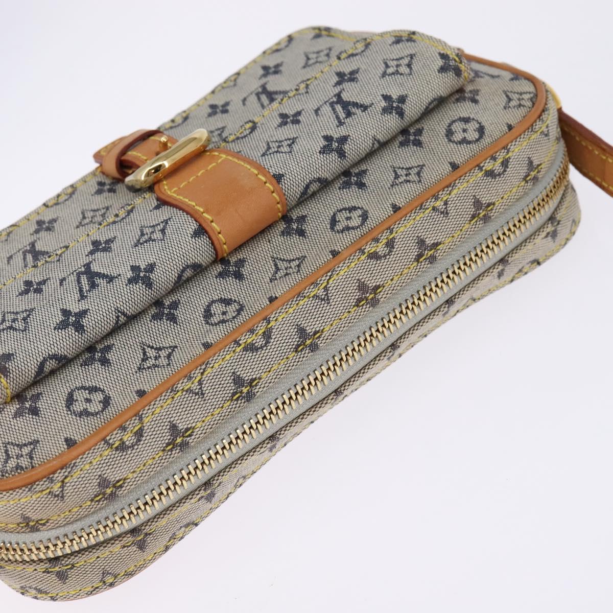 LOUIS VUITTON Monogram Mini Juliet MM Shoulder Bag Blue M92004 LV Auth 145320