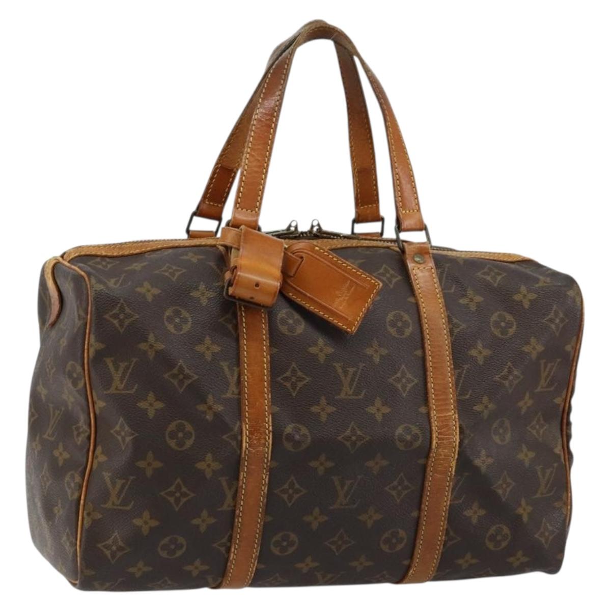 LOUIS VUITTON Monogram Sac Souple 35 Boston Bag M41626 LV Auth 145333