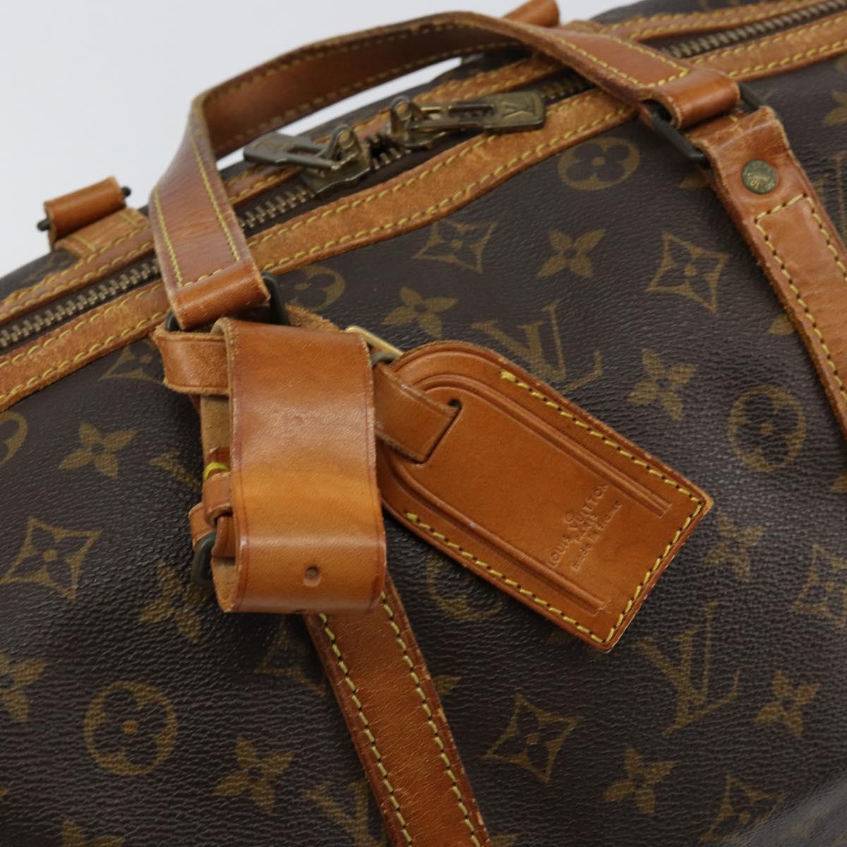 LOUIS VUITTON Monogram Sac Souple 35 Boston Bag M41626 LV Auth 145333