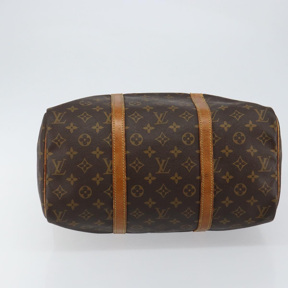 LOUIS VUITTON Monogram Sac Souple 35 Boston Bag M41626 LV Auth 145333