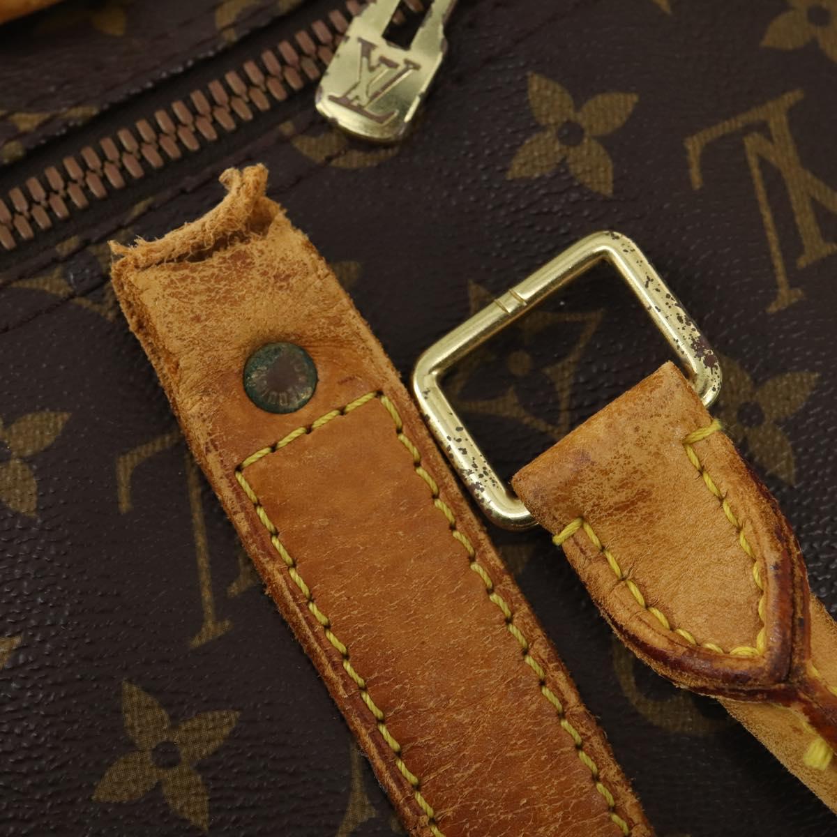 LOUIS VUITTON Monogram Keepall Bandouliere 55 Boston Bag M41414 LV Auth 145334