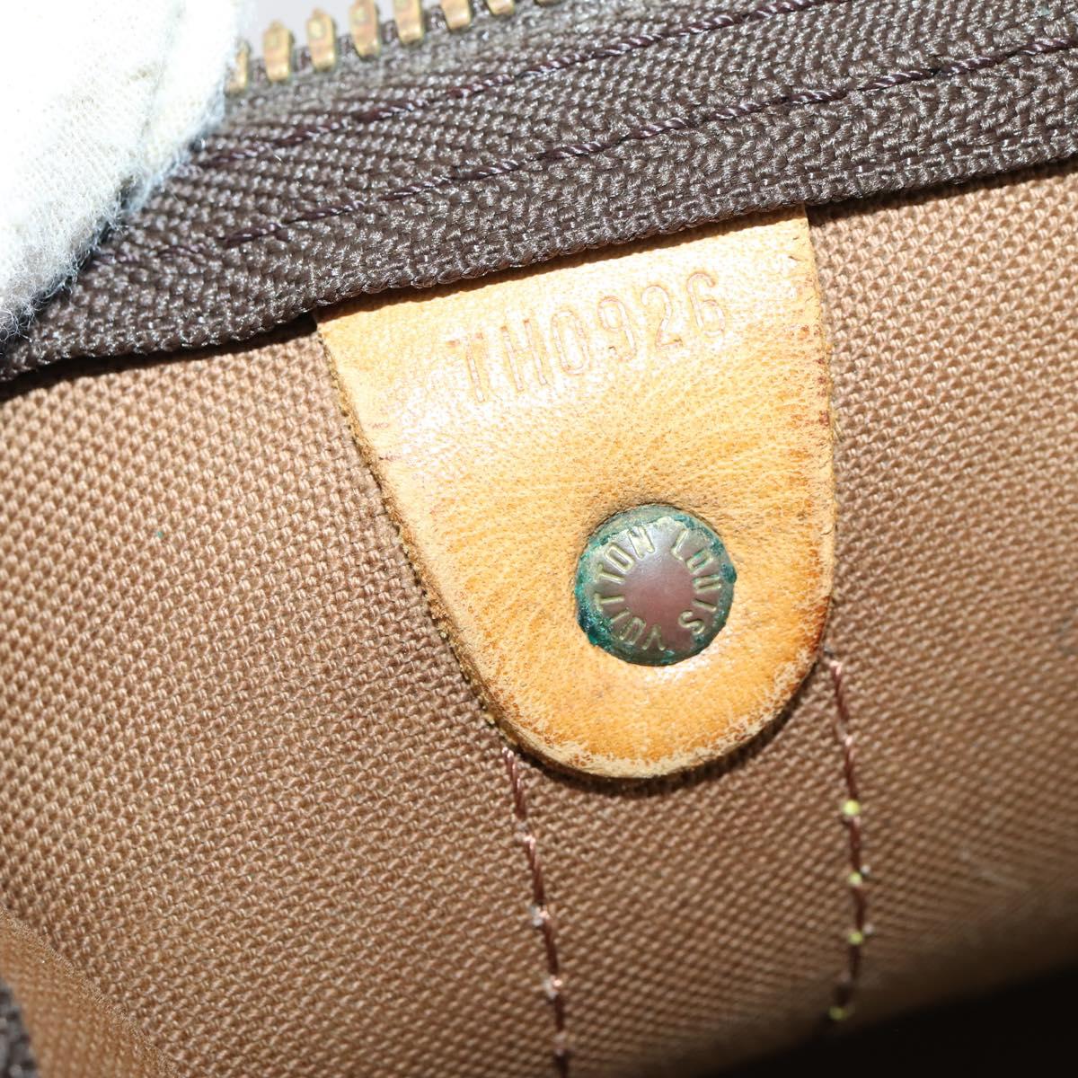 LOUIS VUITTON Monogram Keepall Bandouliere 55 Boston Bag M41414 LV Auth 145334