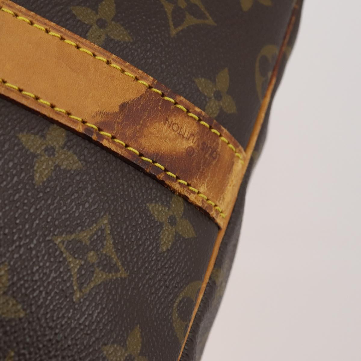 LOUIS VUITTON Monogram Keepall Bandouliere 60 Boston Bag M41412 LV Auth 145336