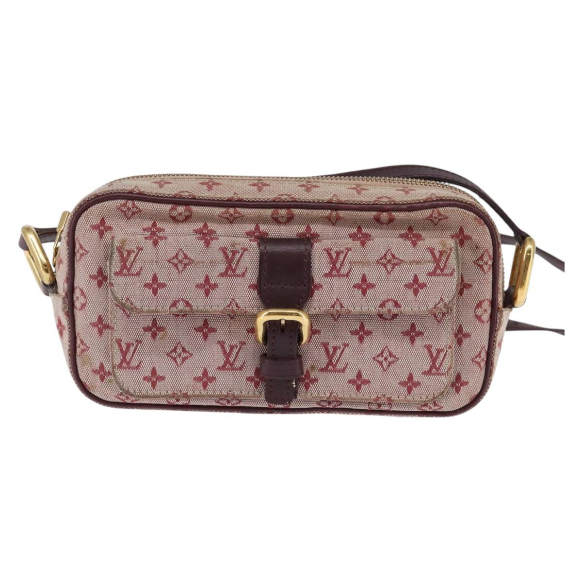 LOUIS VUITTON Monogram Mini Juliet MM Shoulder Bag Red M92219 LV Auth 145345