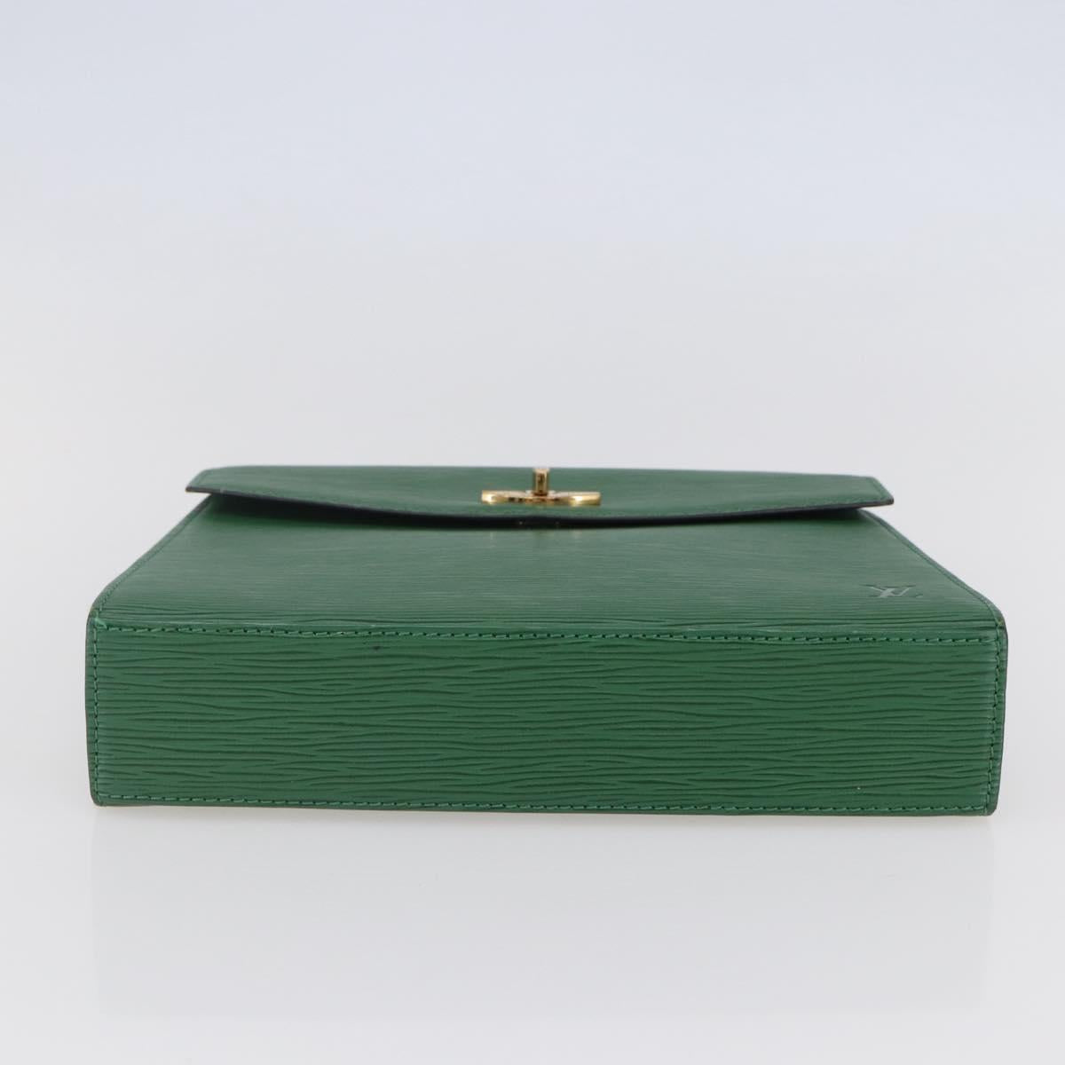 LOUIS VUITTON Epi Malesherbes Hand Bag Green M52374 LV Auth 145346