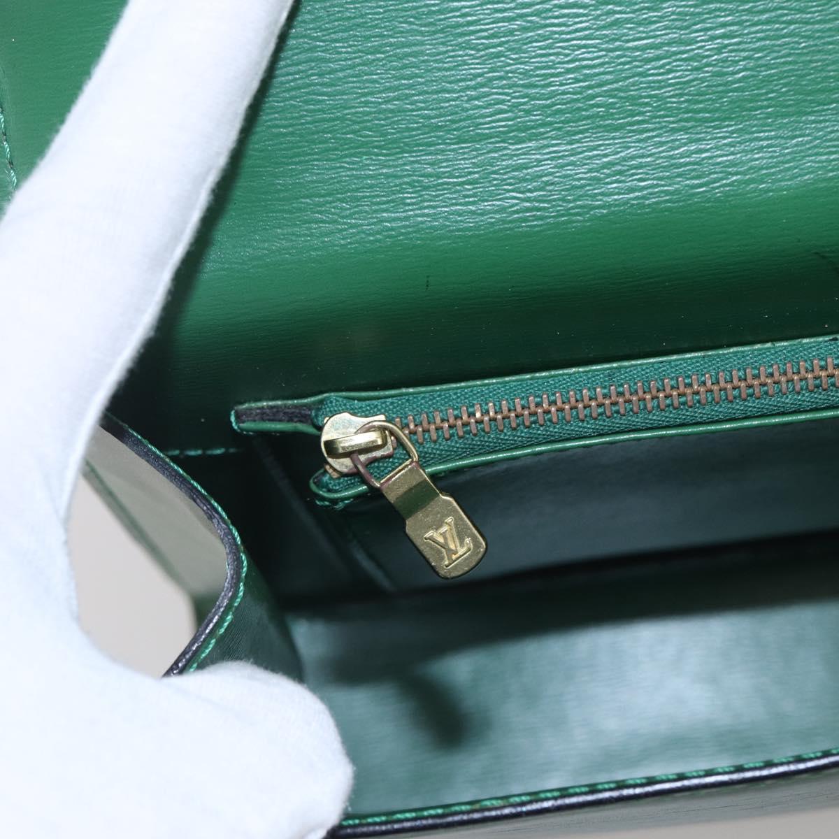 LOUIS VUITTON Epi Malesherbes Hand Bag Green M52374 LV Auth 145346