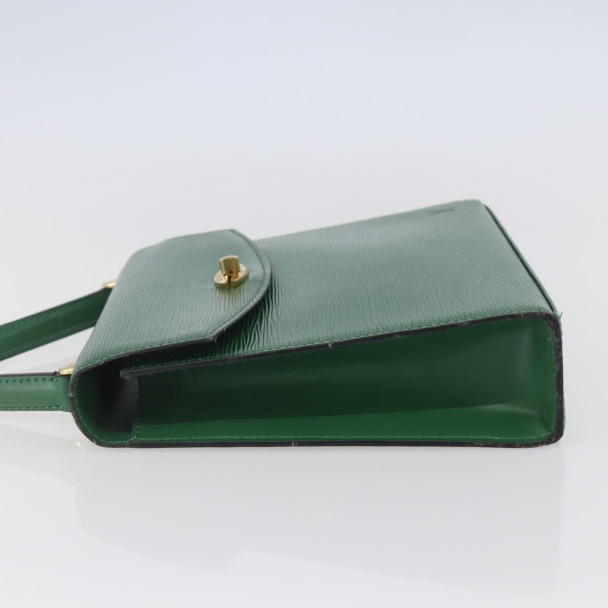 LOUIS VUITTON Epi Malesherbes Hand Bag Green M52374 LV Auth 145346