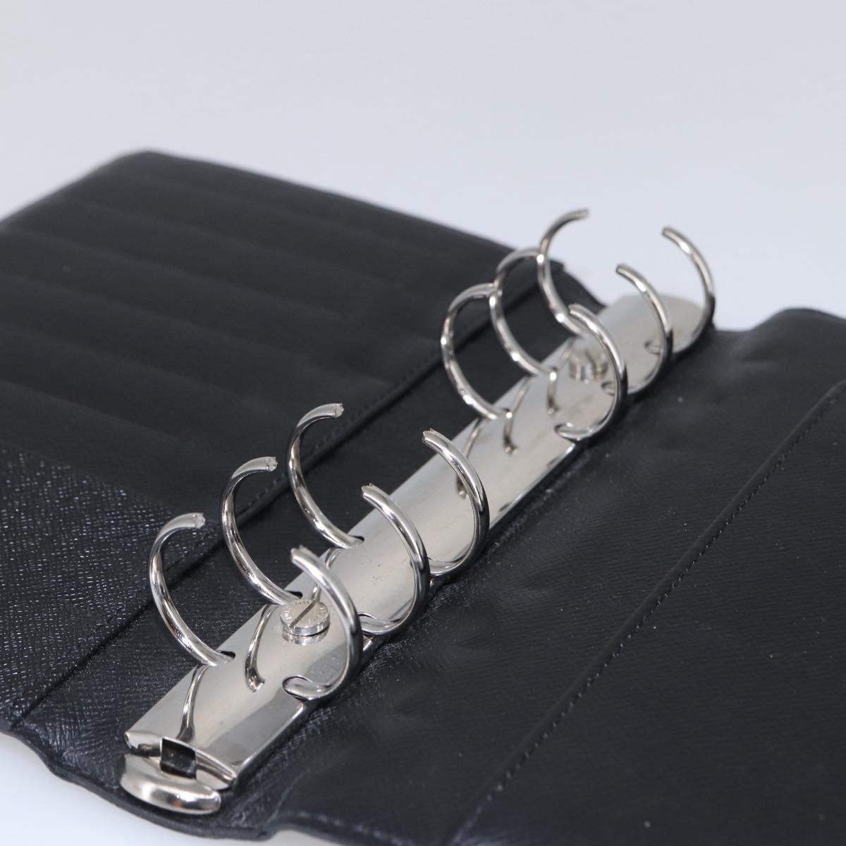 LOUIS VUITTON Damier Graphite Agenda MM Day Planner Cover R20242 LV Auth 145348