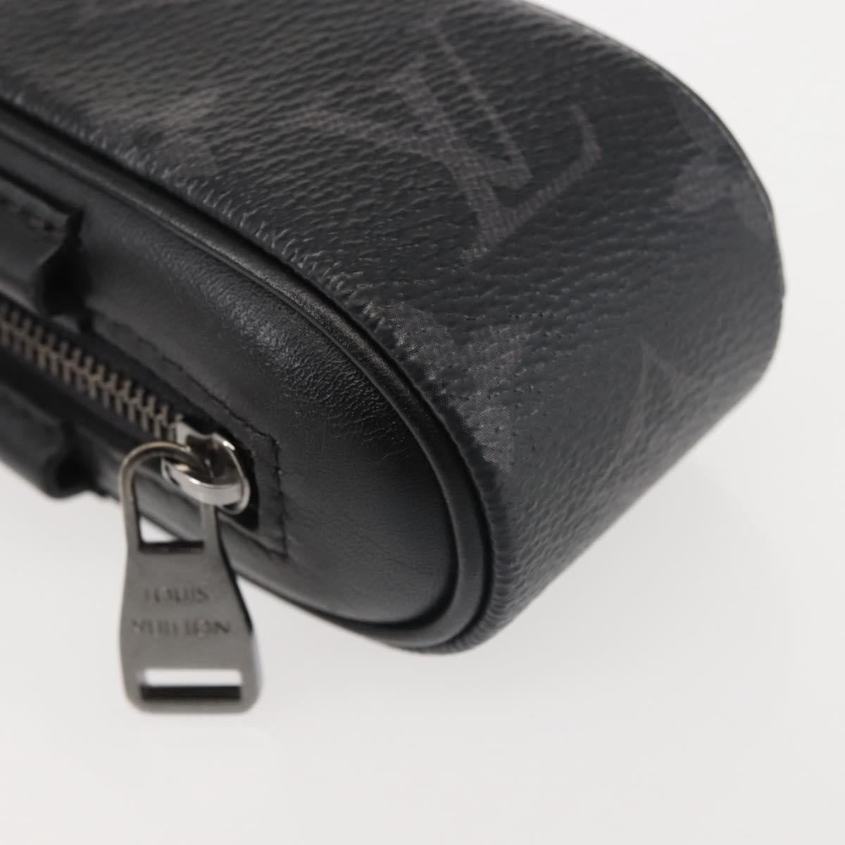LOUIS VUITTON Monogram Eclipse Set Golf Andrews Bag Charm GI0344 LV Auth 145349