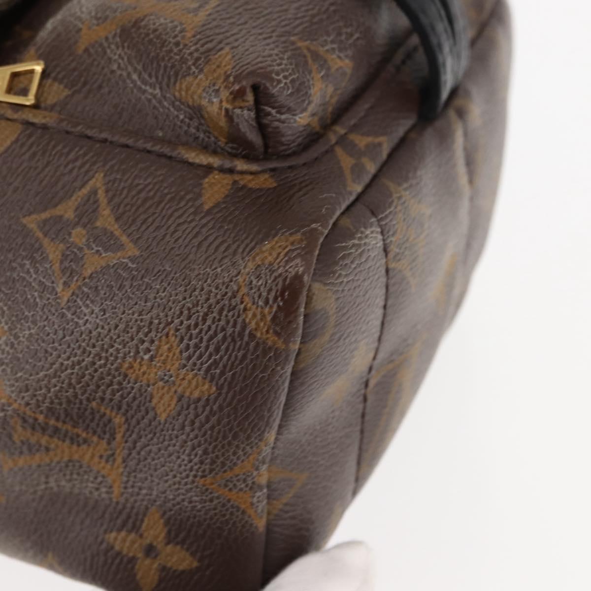 LOUIS VUITTON Monogram Palm Springs MINI Backpack M44873 LV Auth 145369
