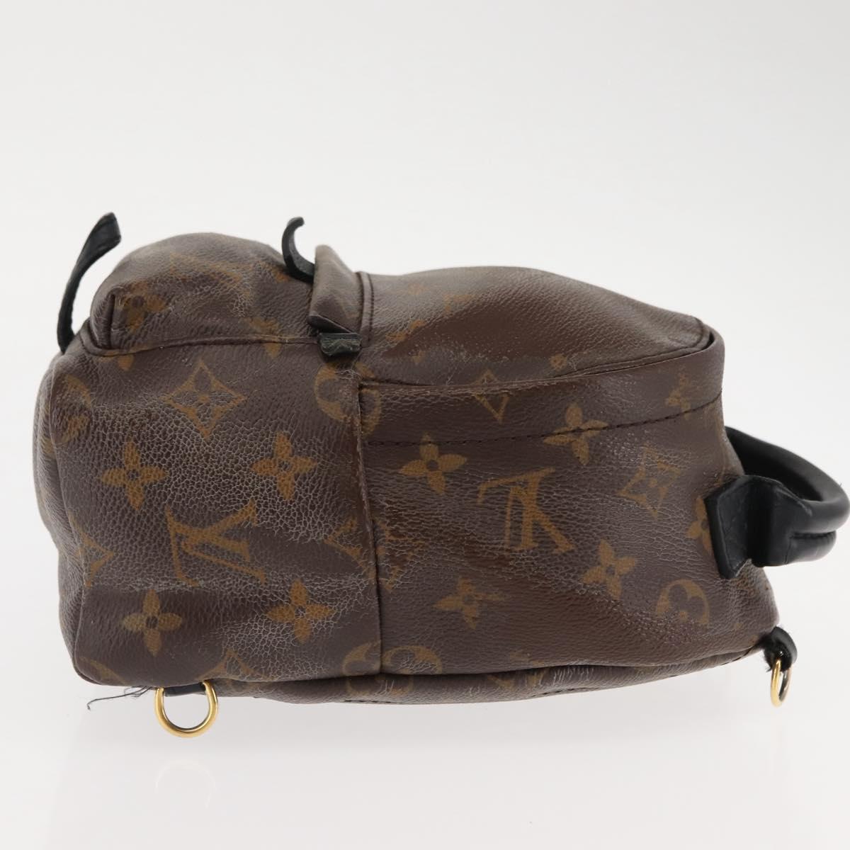 LOUIS VUITTON Monogram Palm Springs MINI Backpack M44873 LV Auth 145369