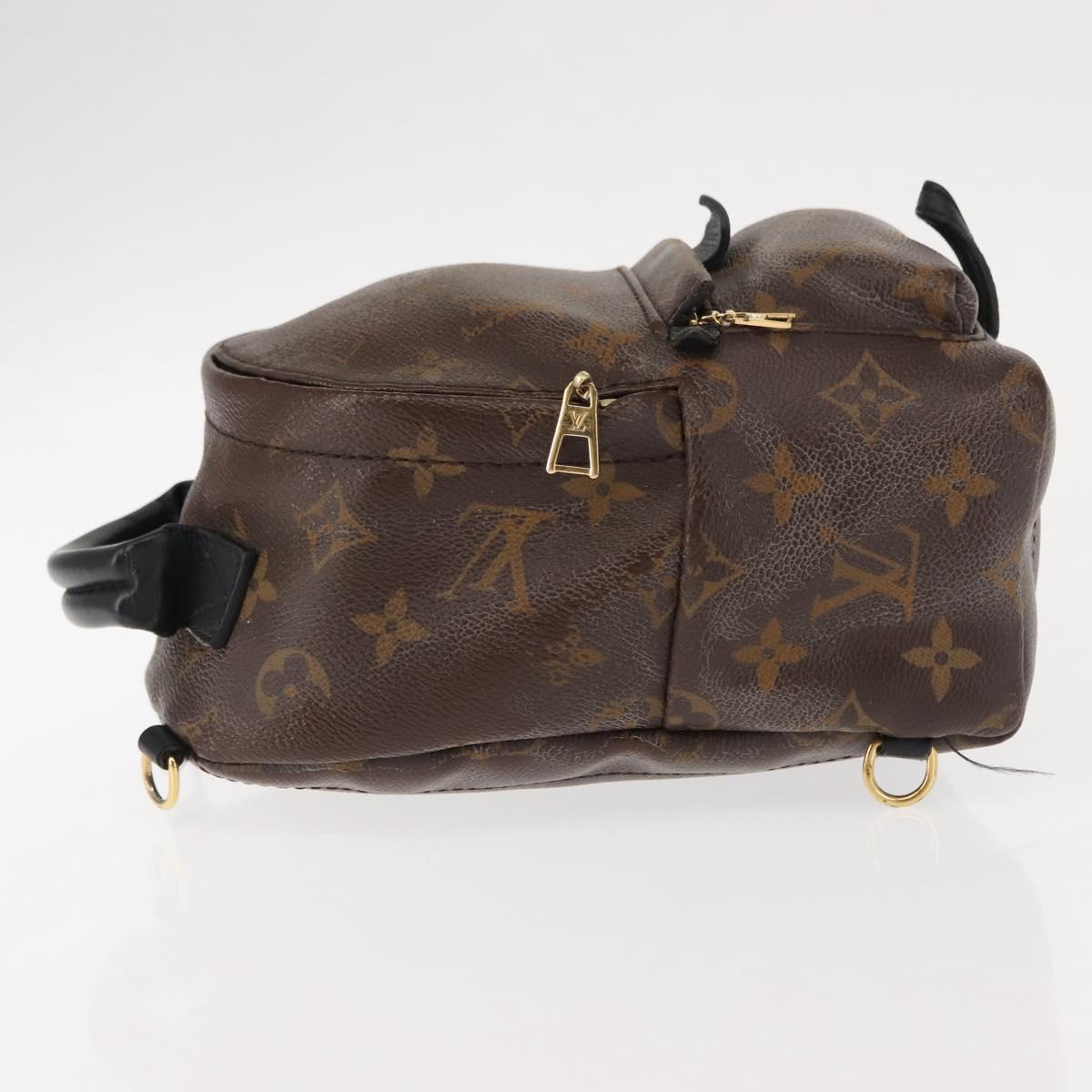LOUIS VUITTON Monogram Palm Springs MINI Backpack M44873 LV Auth 145369