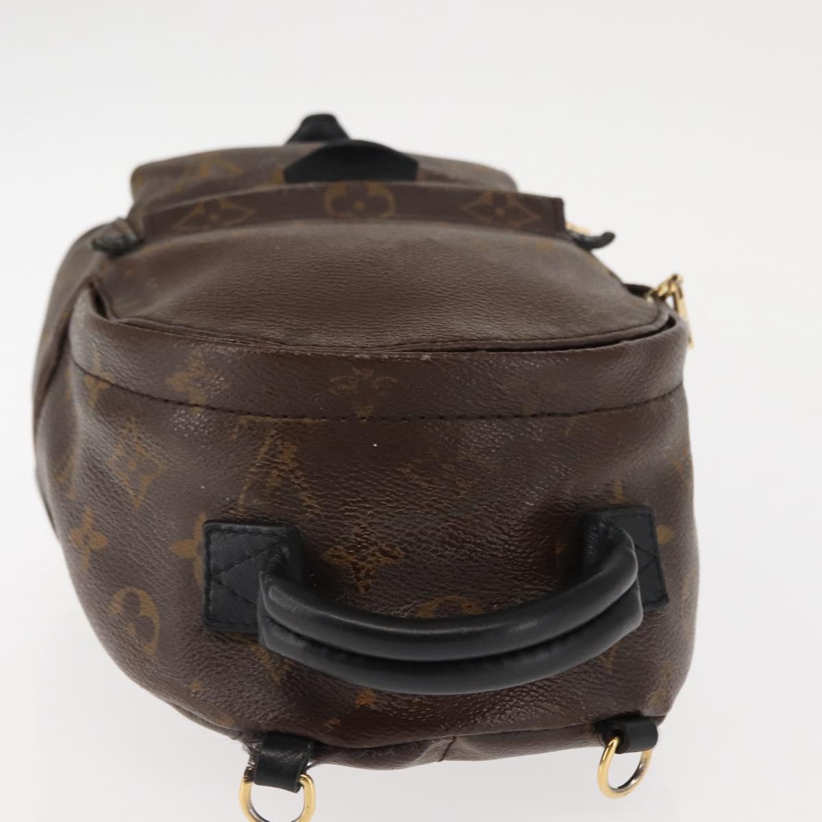 LOUIS VUITTON Monogram Palm Springs MINI Backpack M44873 LV Auth 145369