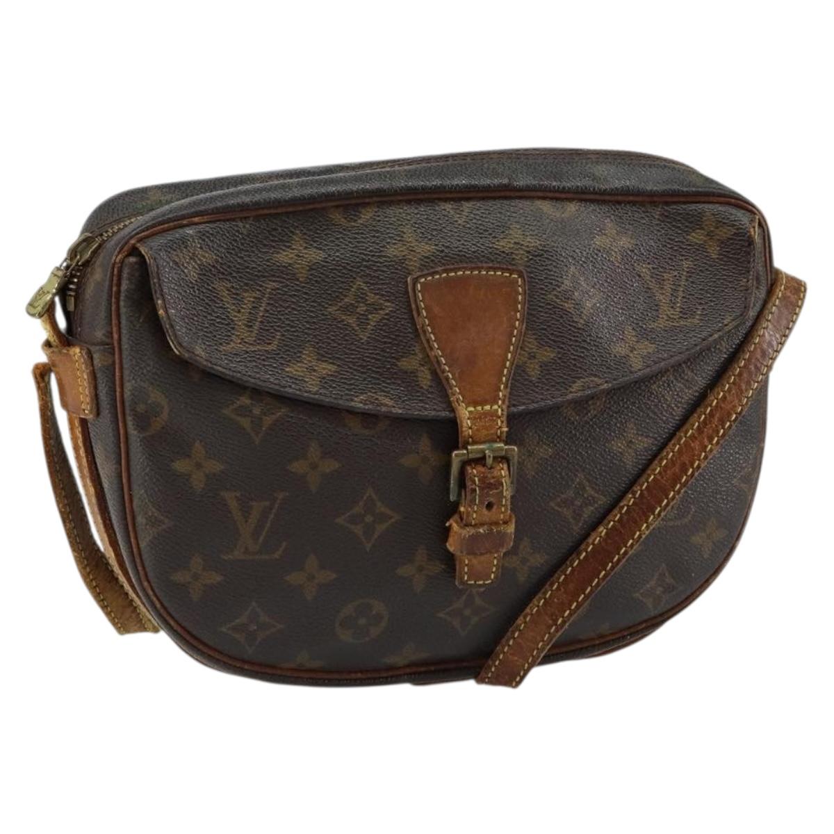 LOUIS VUITTON Monogram Jeune Fille MM Shoulder Bag M51226 LV Auth 145371