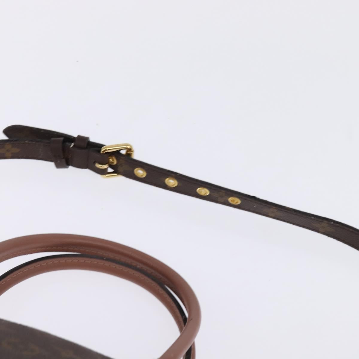 LOUIS VUITTON Monogram Pallas MM Hand Bag 2way Bois De Rose M41598 Auth 145373