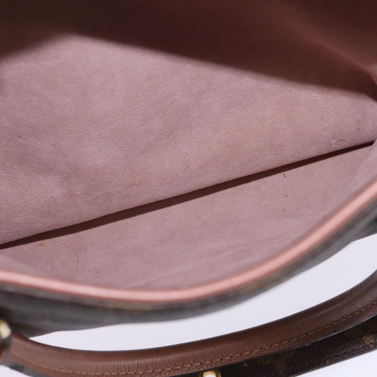 LOUIS VUITTON Monogram Pallas MM Hand Bag 2way Bois De Rose M41598 Auth 145373