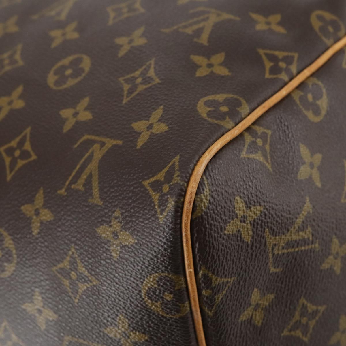 LOUIS VUITTON Monogram Keepall 55 Boston Bag M41424 LV Auth 145380