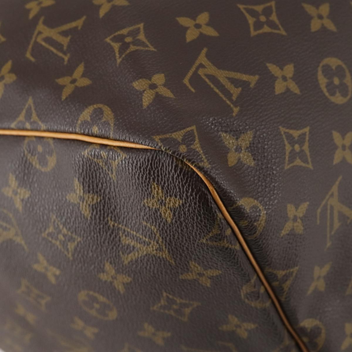 LOUIS VUITTON Monogram Keepall 55 Boston Bag M41424 LV Auth 145381