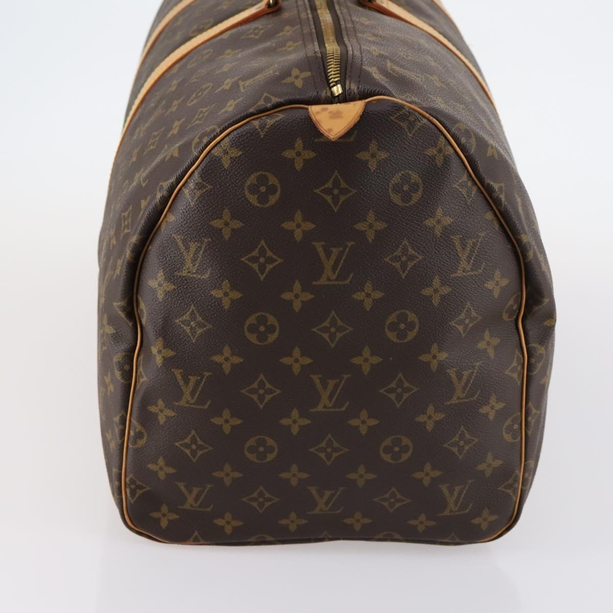 LOUIS VUITTON Monogram Keepall 55 Boston Bag M41424 LV Auth 145381