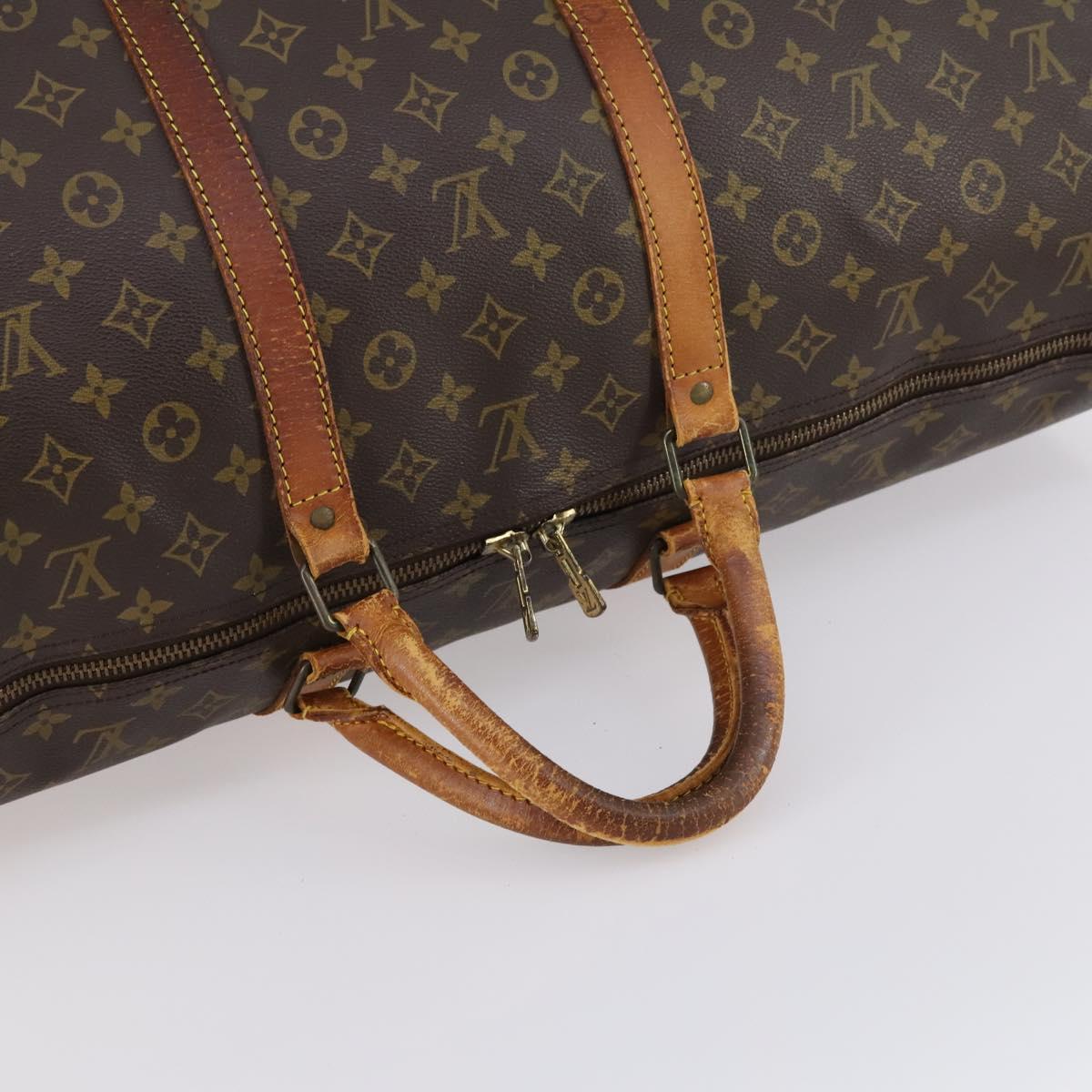 LOUIS VUITTON Monogram Keepall 60 Boston Bag M41422 LV Auth 145382