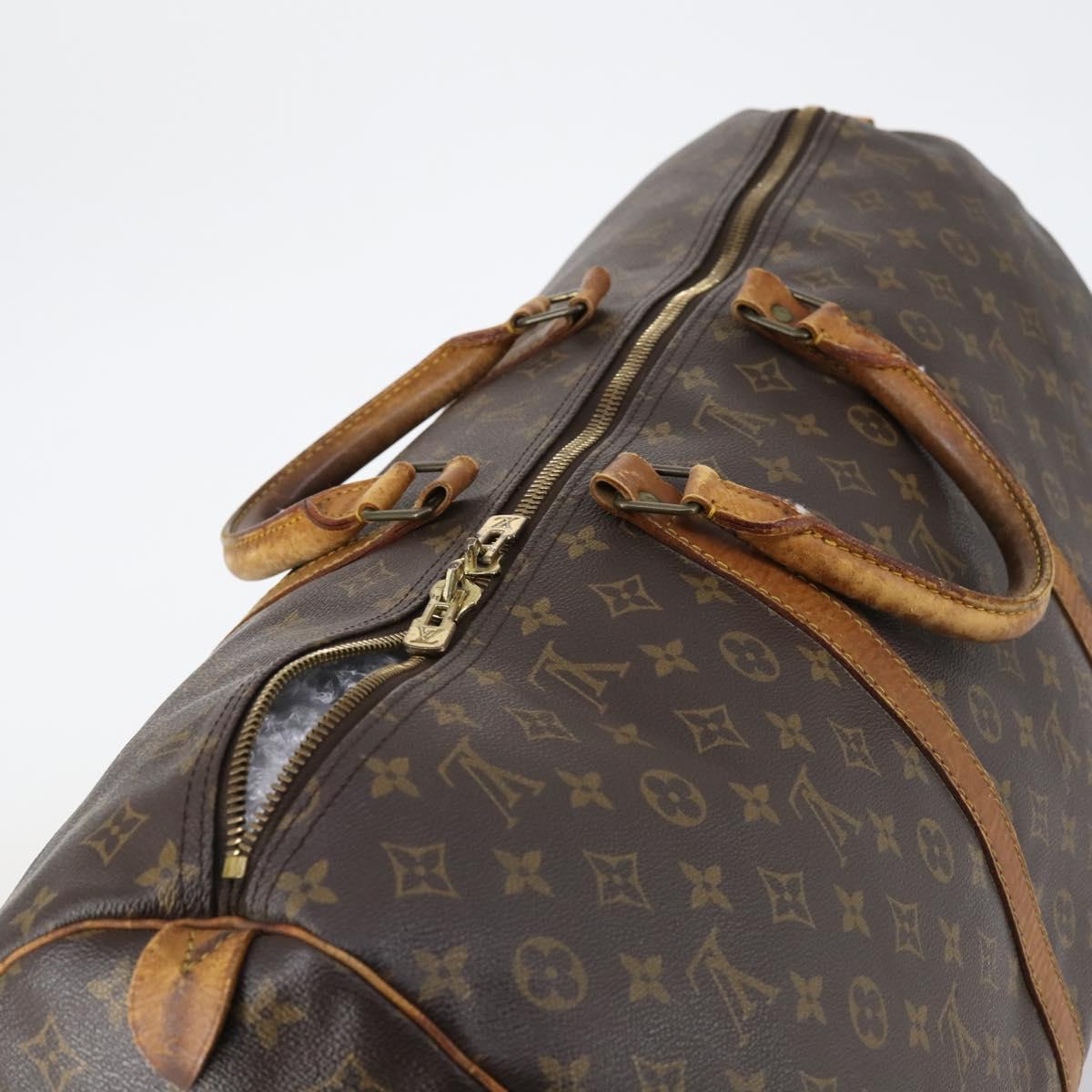 LOUIS VUITTON Monogram Keepall 60 Boston Bag M41422 LV Auth 145383